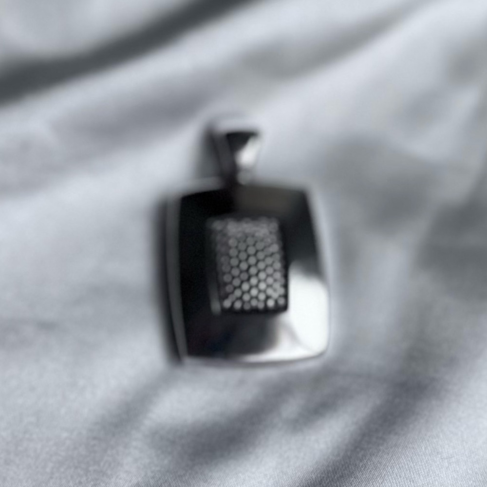 Lagos Imagine Pendant Silver Rectangular - image 8